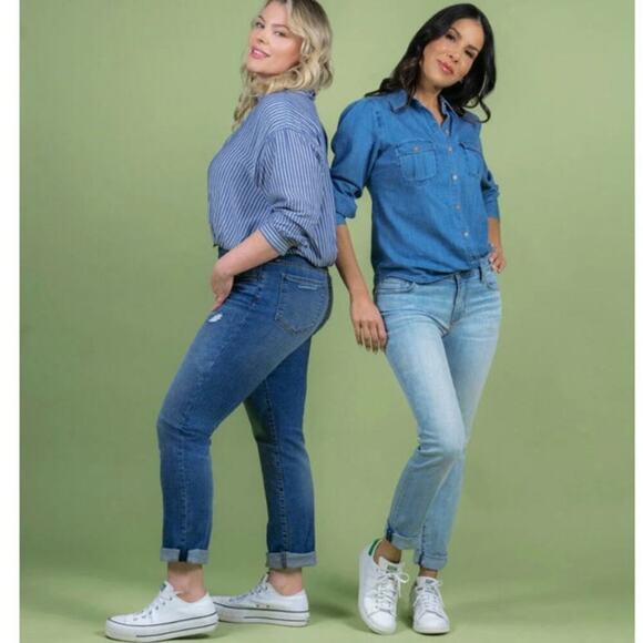 Kut Plus Jeans Catherine Slim Boyfriend Size 16W - Picture 2 of 7